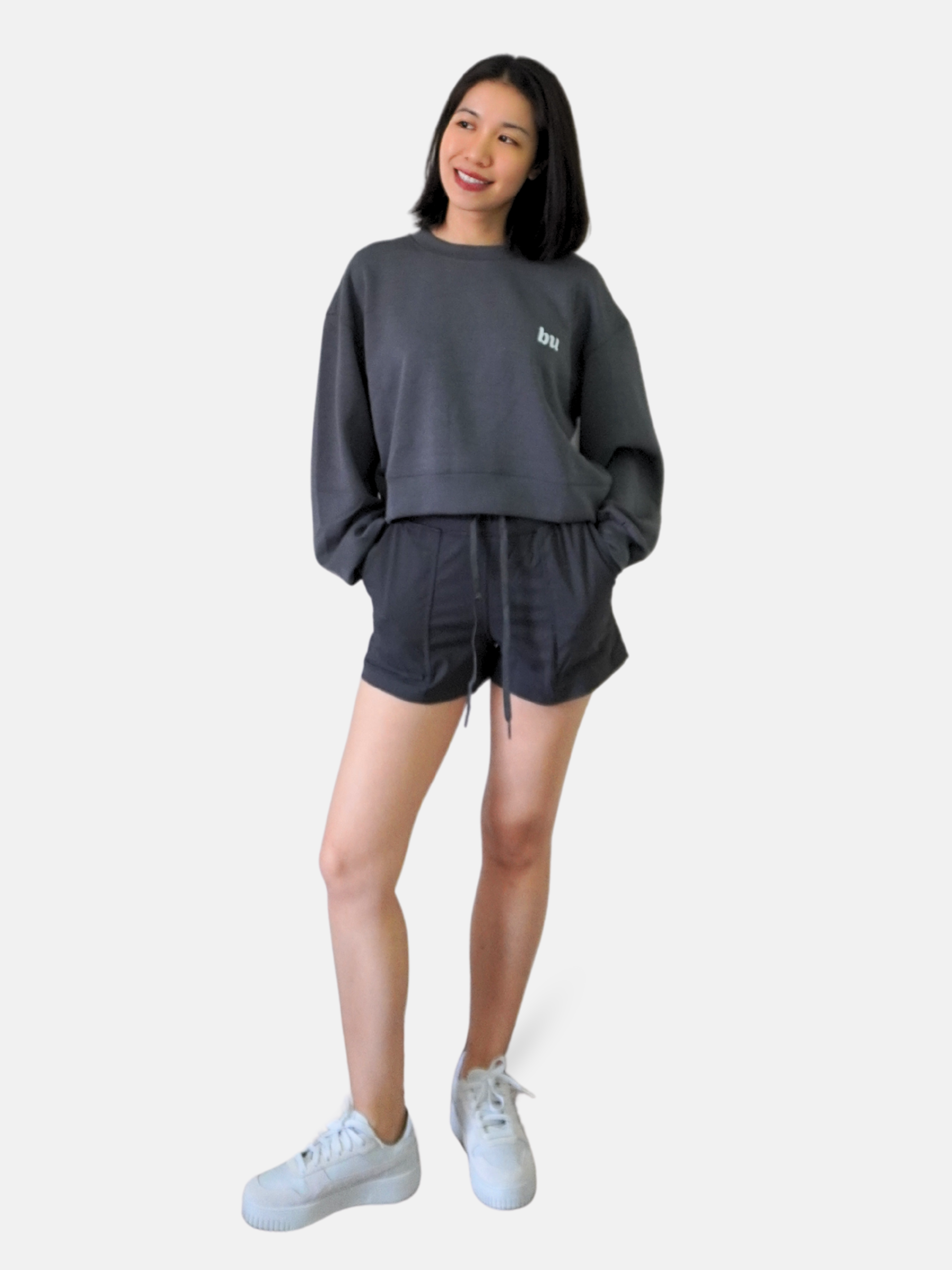 Cropped Crewneck Sweatshirt