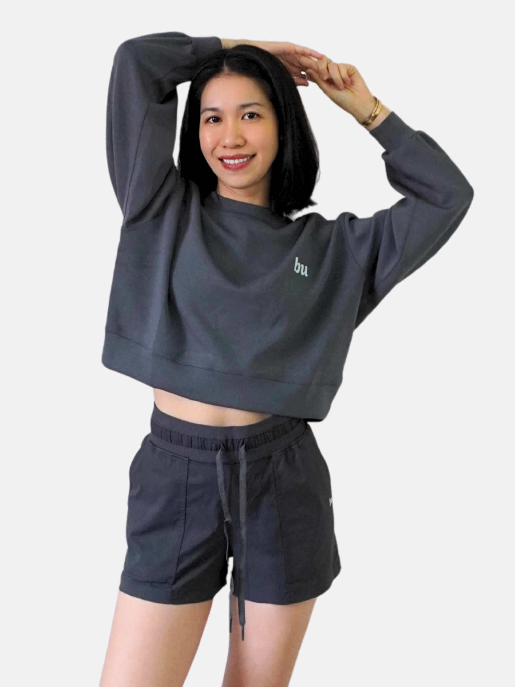 Cropped Crewneck Sweatshirt