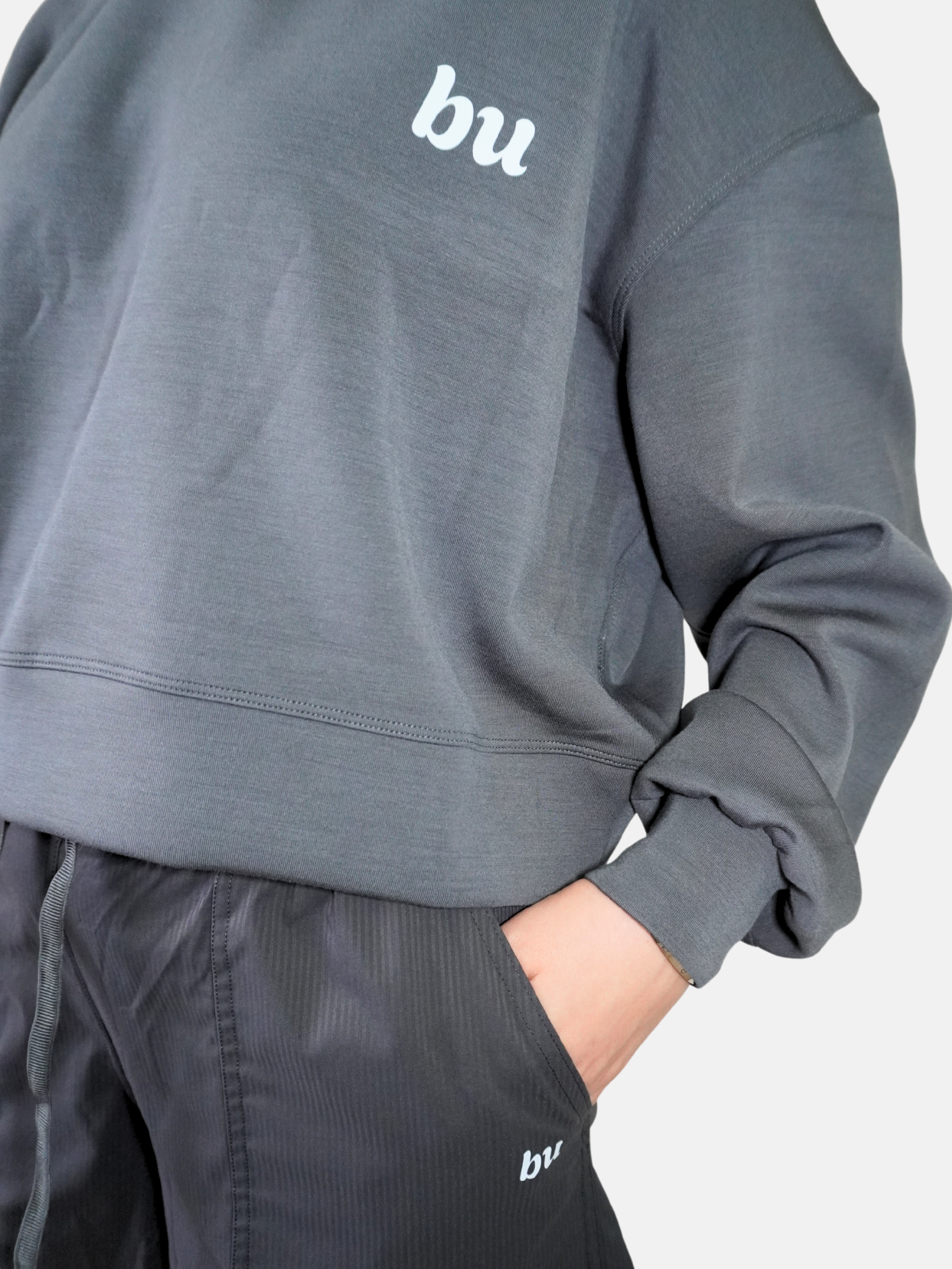 Cropped Crewneck Sweatshirt