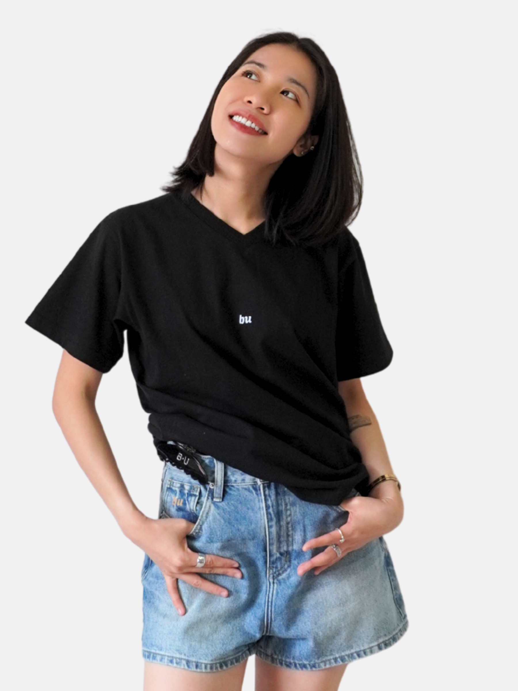 The A-Line Denim Short