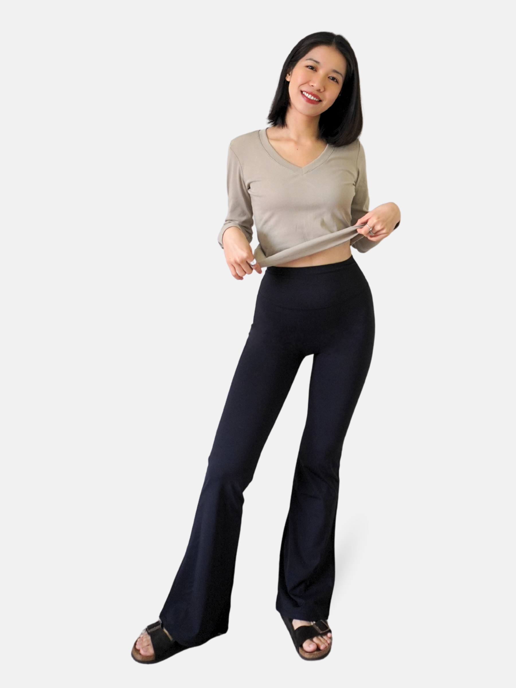High-Waist Flare Legging