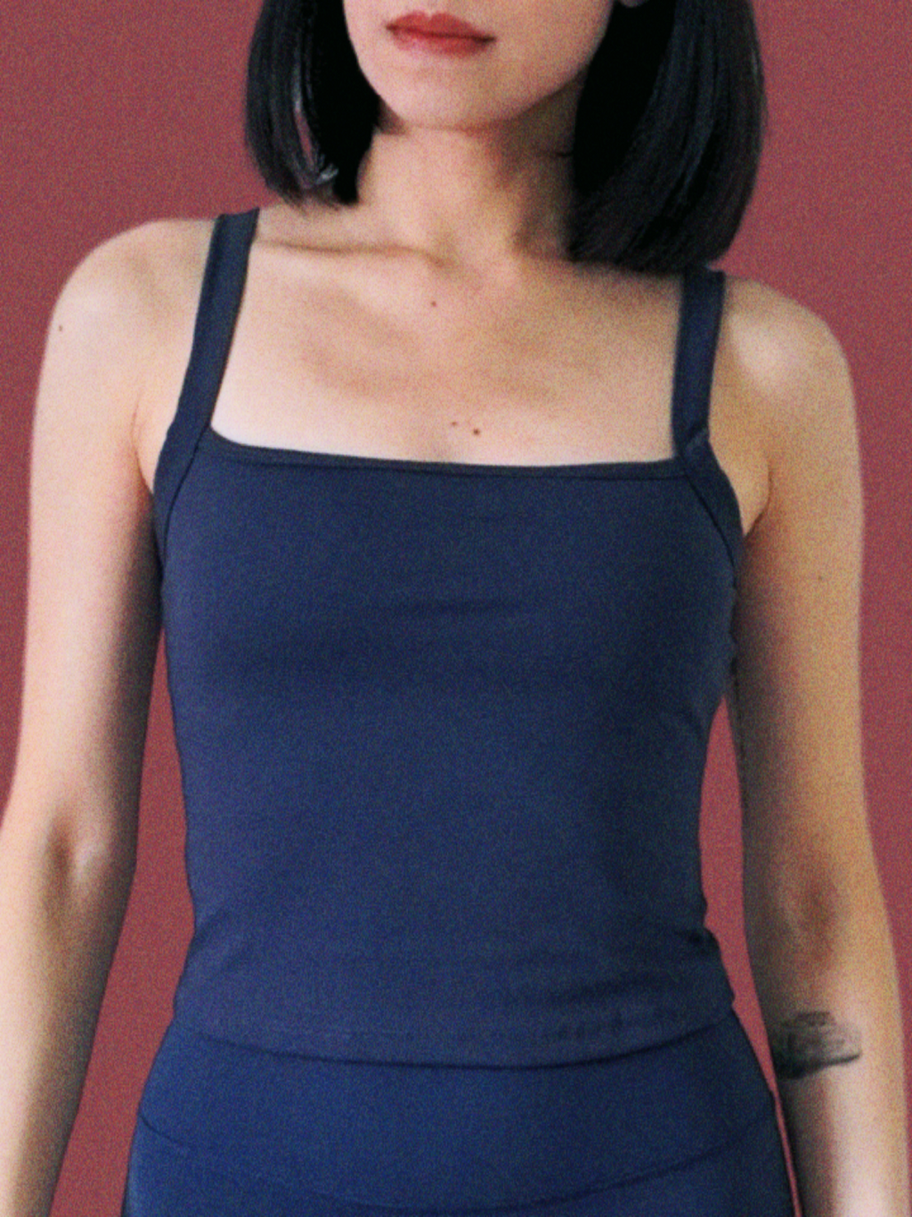 Square-Neck Bra Tank