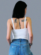 Square-Neck Bra Tank