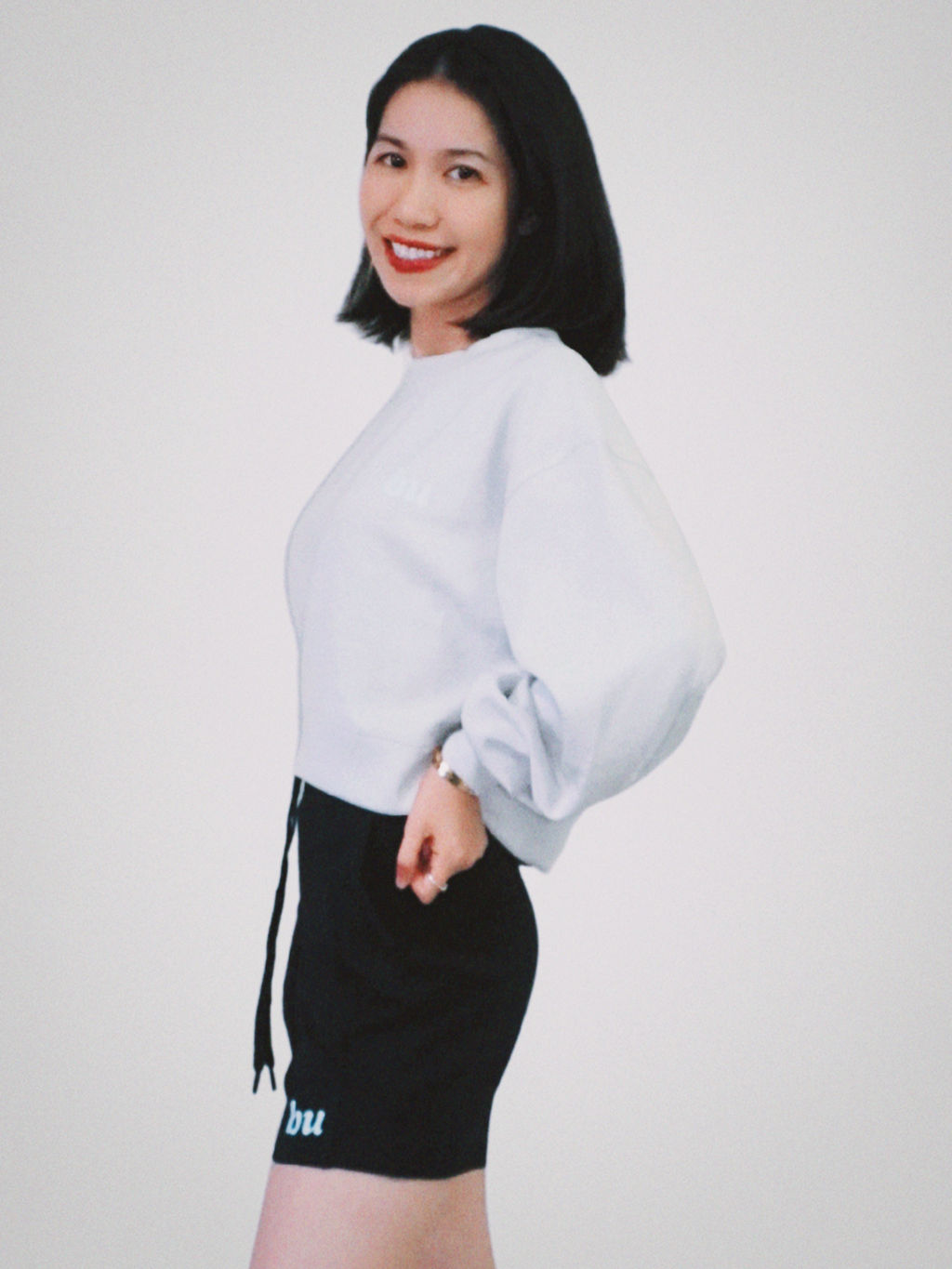 Cropped Crewneck Sweatshirt