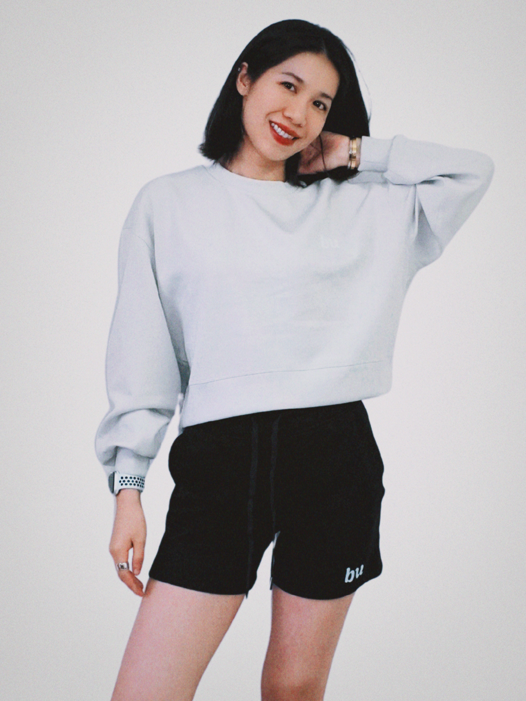 Cropped Crewneck Sweatshirt
