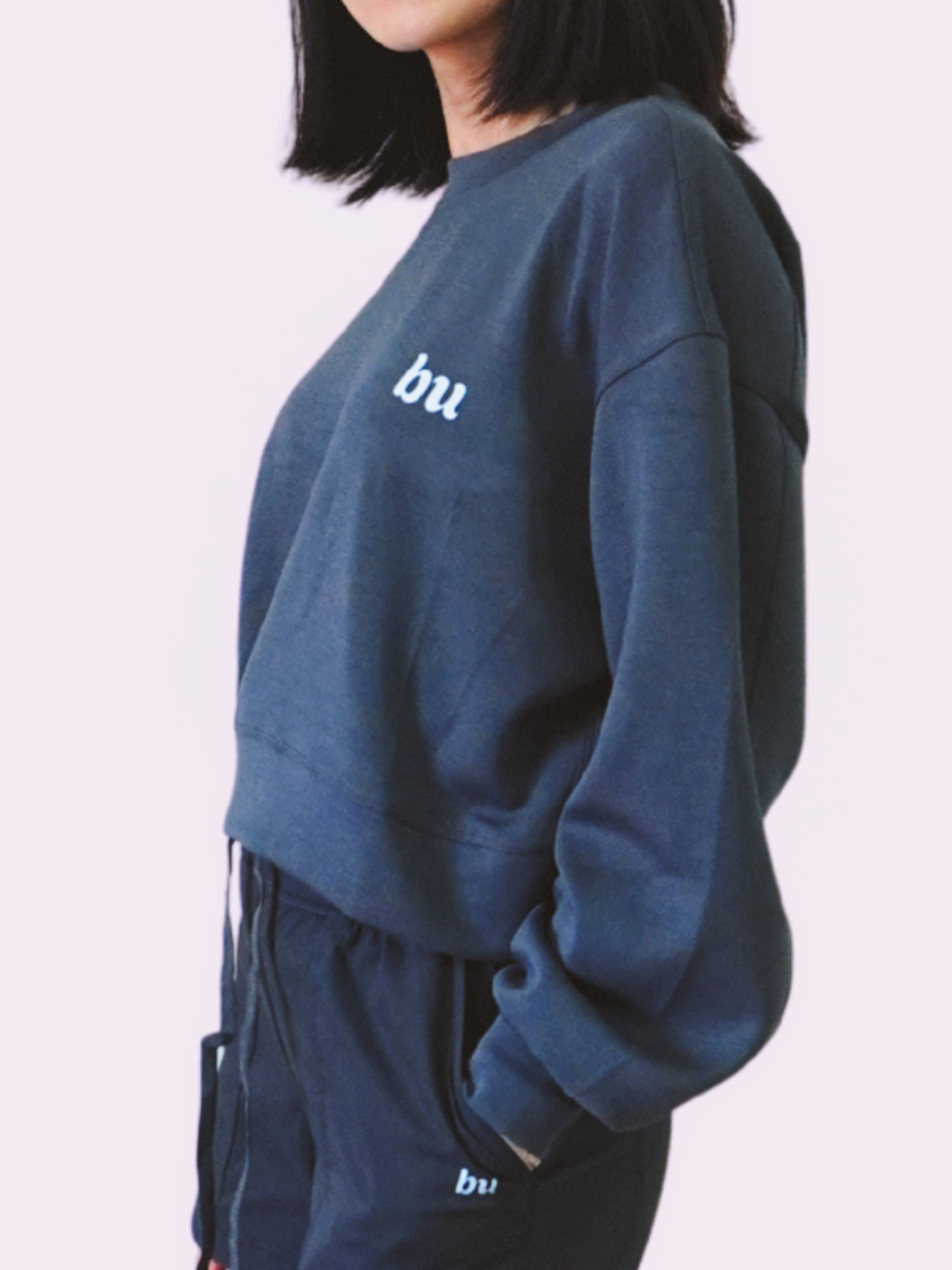 Cropped Crewneck Sweatshirt