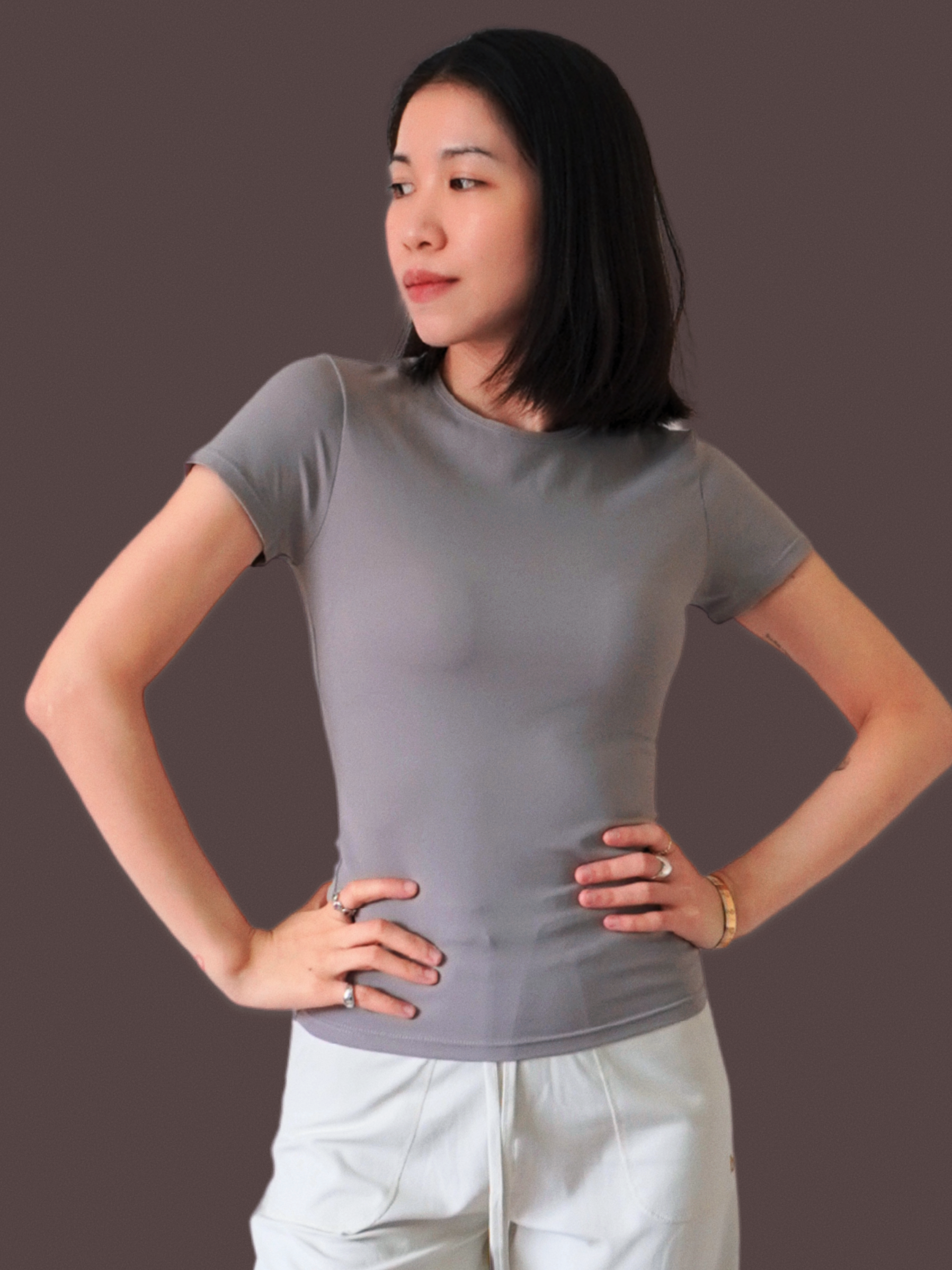 Smooth Fit Crew Neck Tee