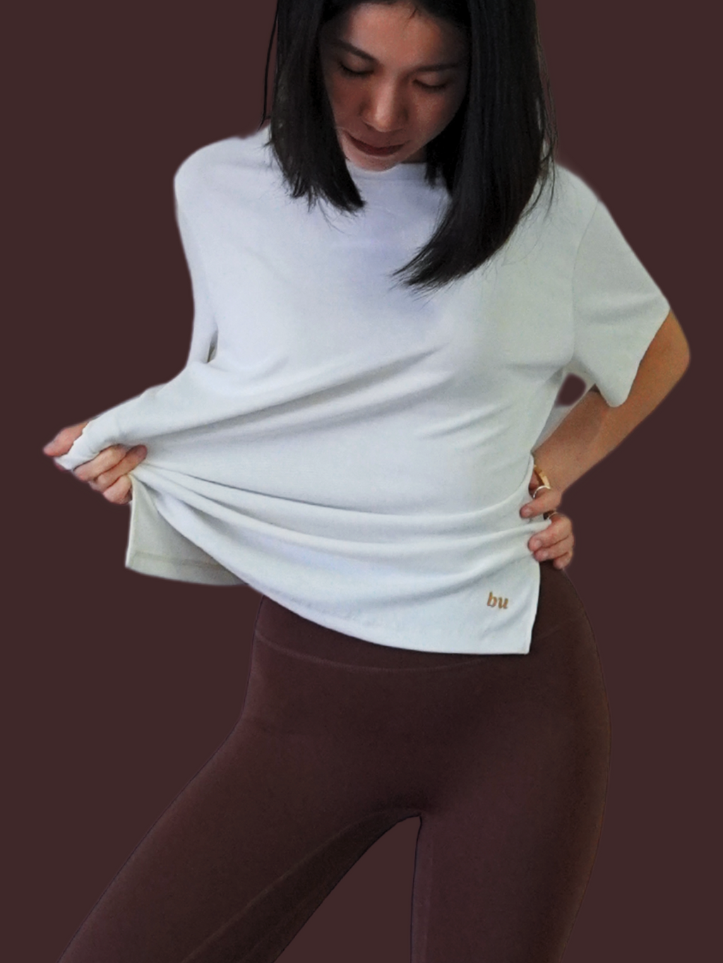 Modal Relaxed Crew Neck Tee