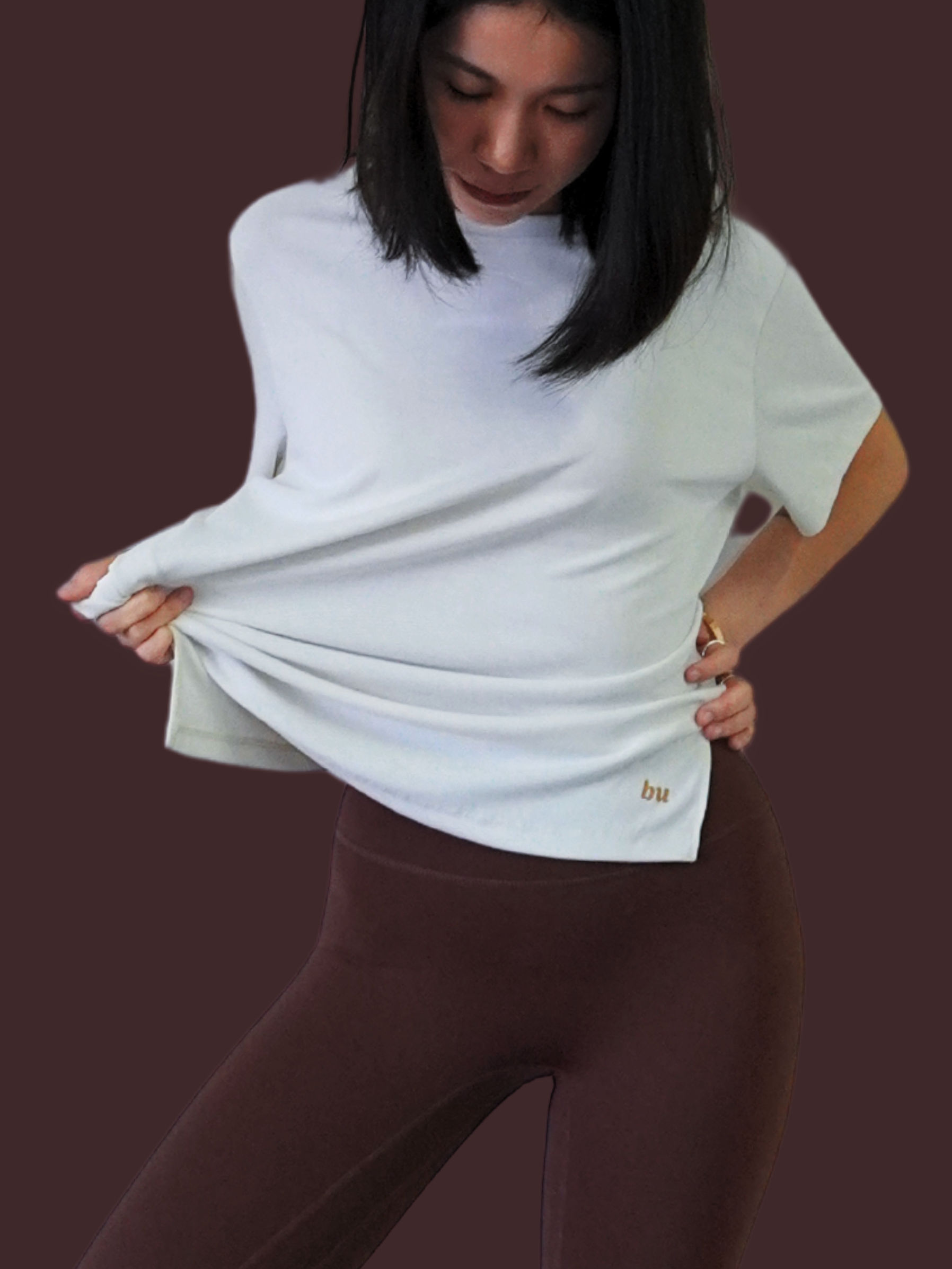 Modal Relaxed Crew Neck Tee