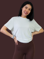 Modal Relaxed Crew Neck Tee