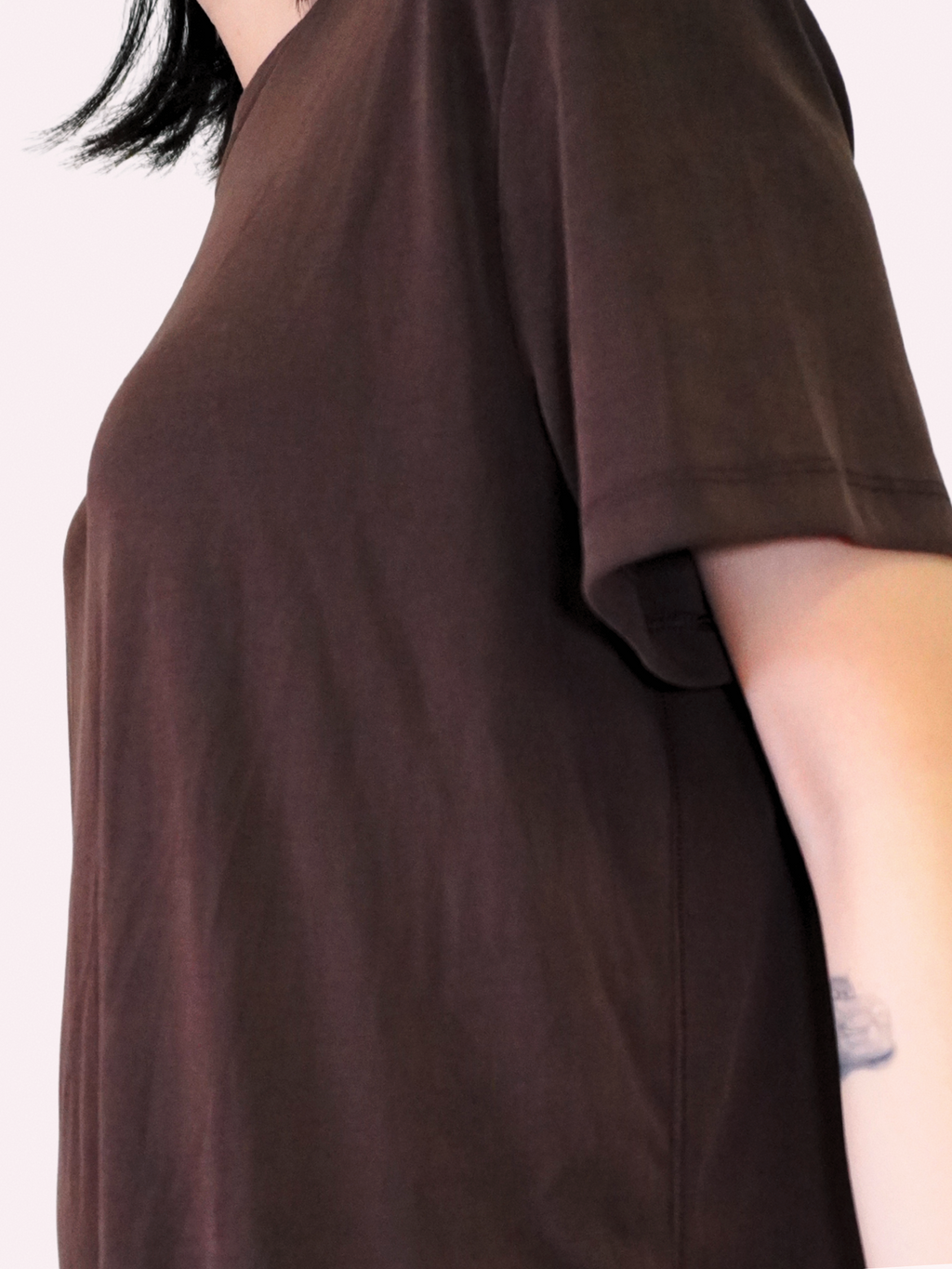 Modal Relaxed Crew Neck Tee