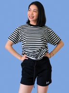 Striped Crew Neck Tee