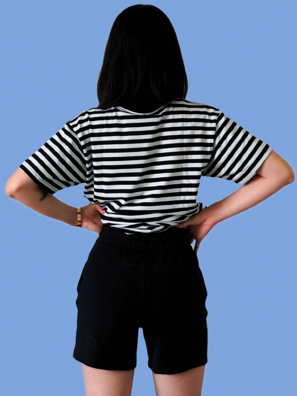 Striped Crew Neck Tee