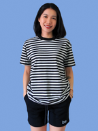 Striped Crew Neck Tee