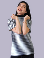 Striped Crew Neck Tee