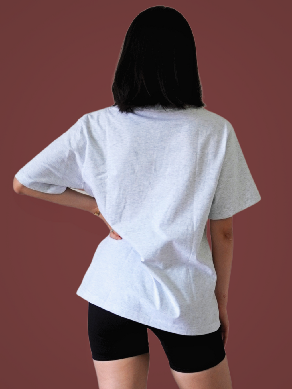 Oversized Unisex Crew Neck Tee