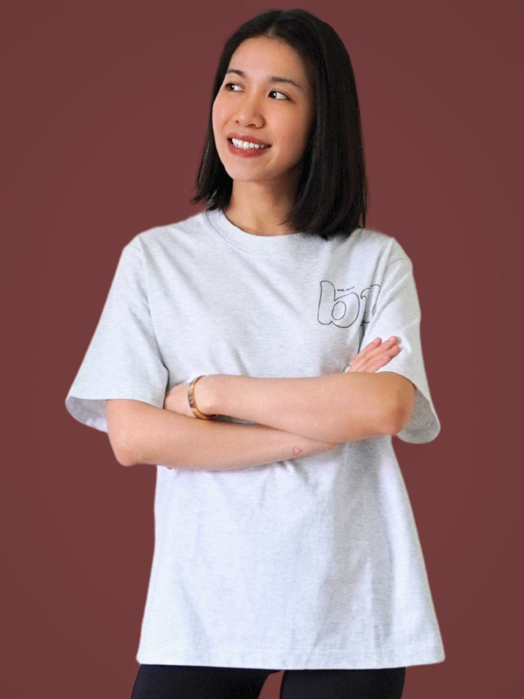 Oversized Unisex Crew Neck Tee