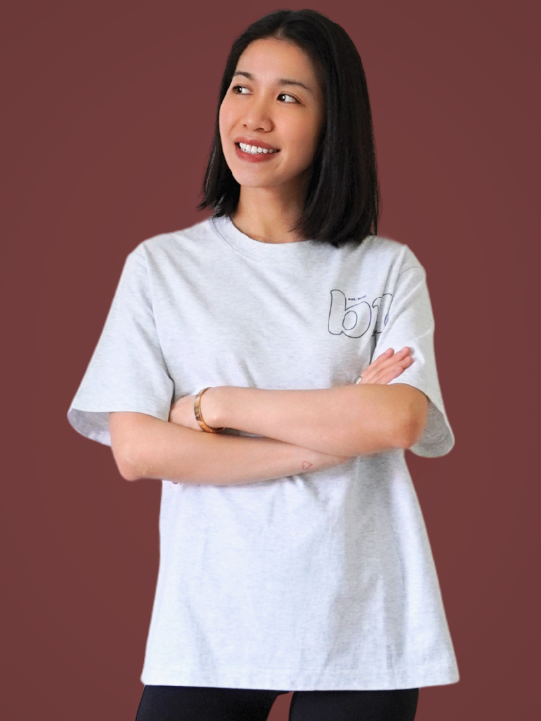 Oversized Unisex Crew Neck Tee