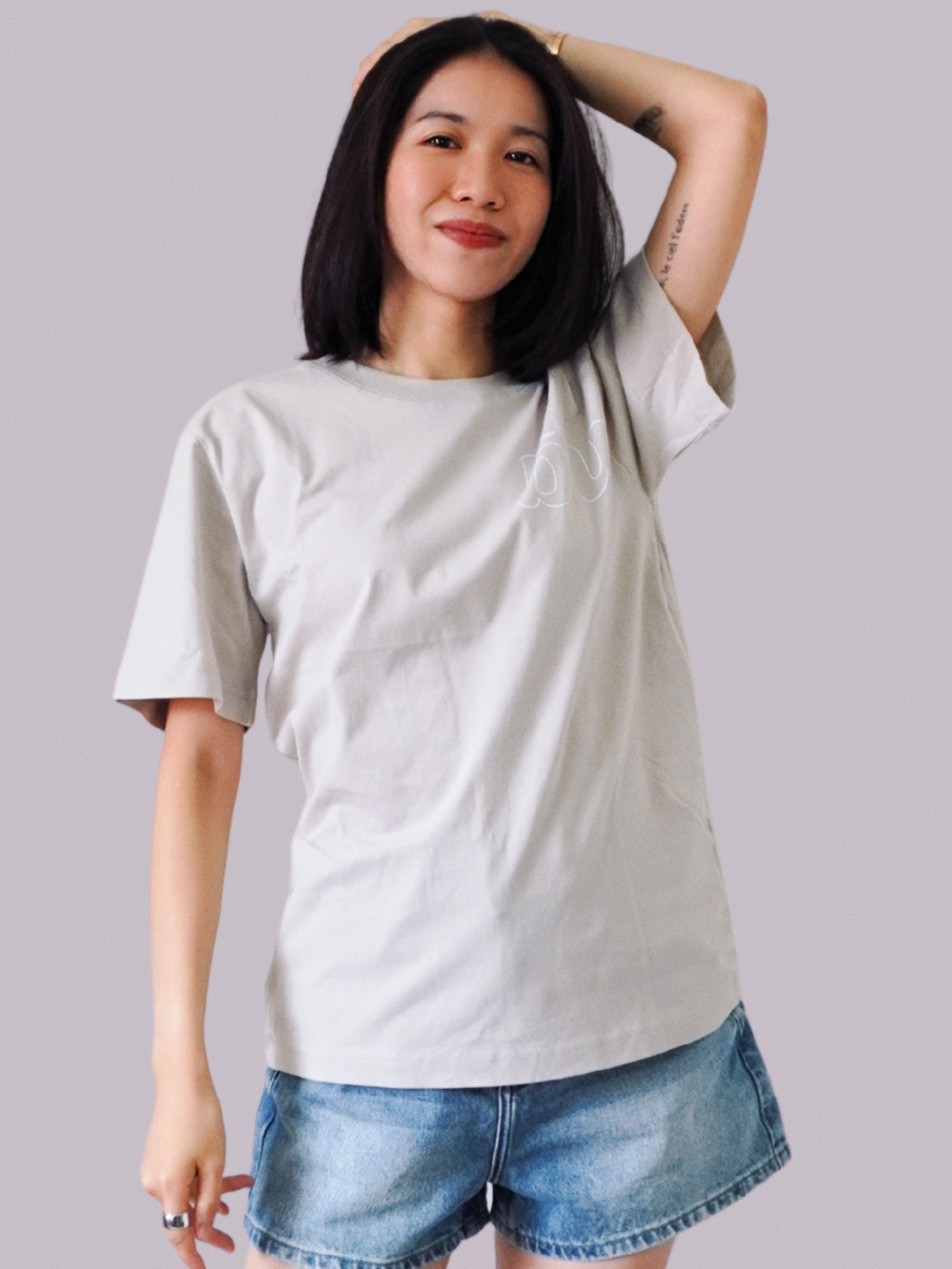 Oversized Unisex Crew Neck Tee