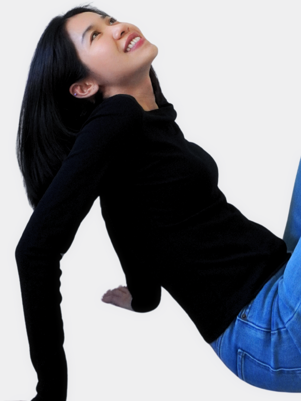 Essential Cotton Long Sleeve Crew Neck Tee