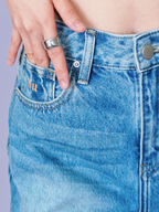 The A-Line Denim Short