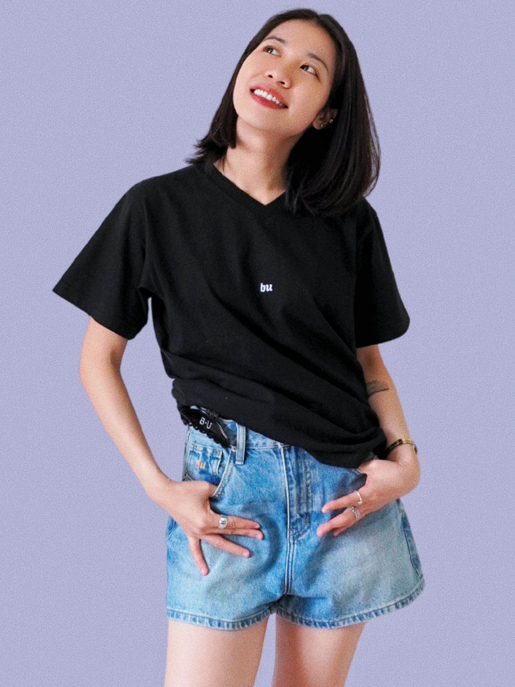 The A-Line Denim Short