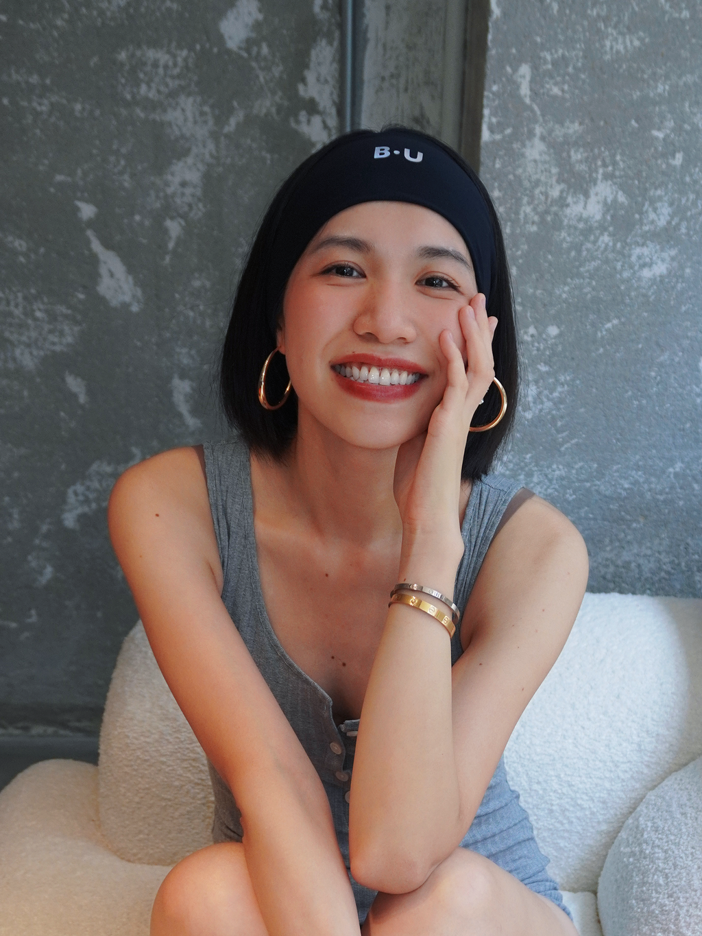 Silicone-Lined Headband