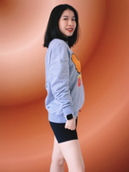 Doodle Heart Graphic Sweatshirt