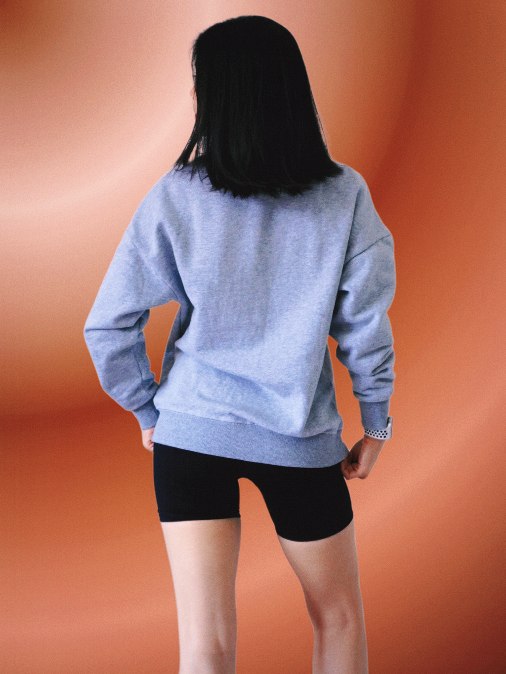 Doodle Heart Graphic Sweatshirt