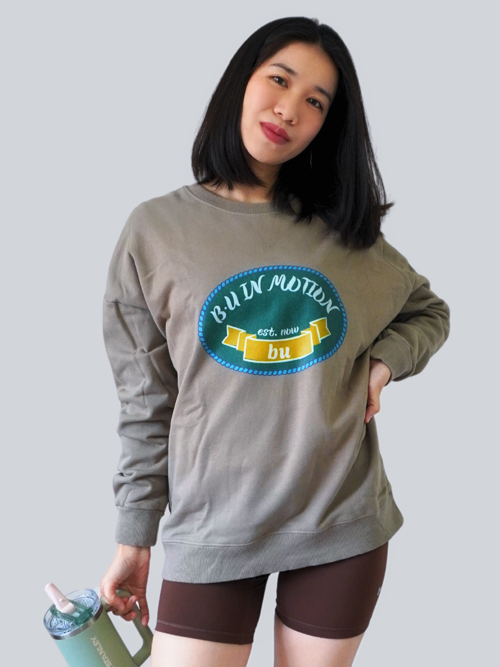 BU In Motion Badge Sweatshirt