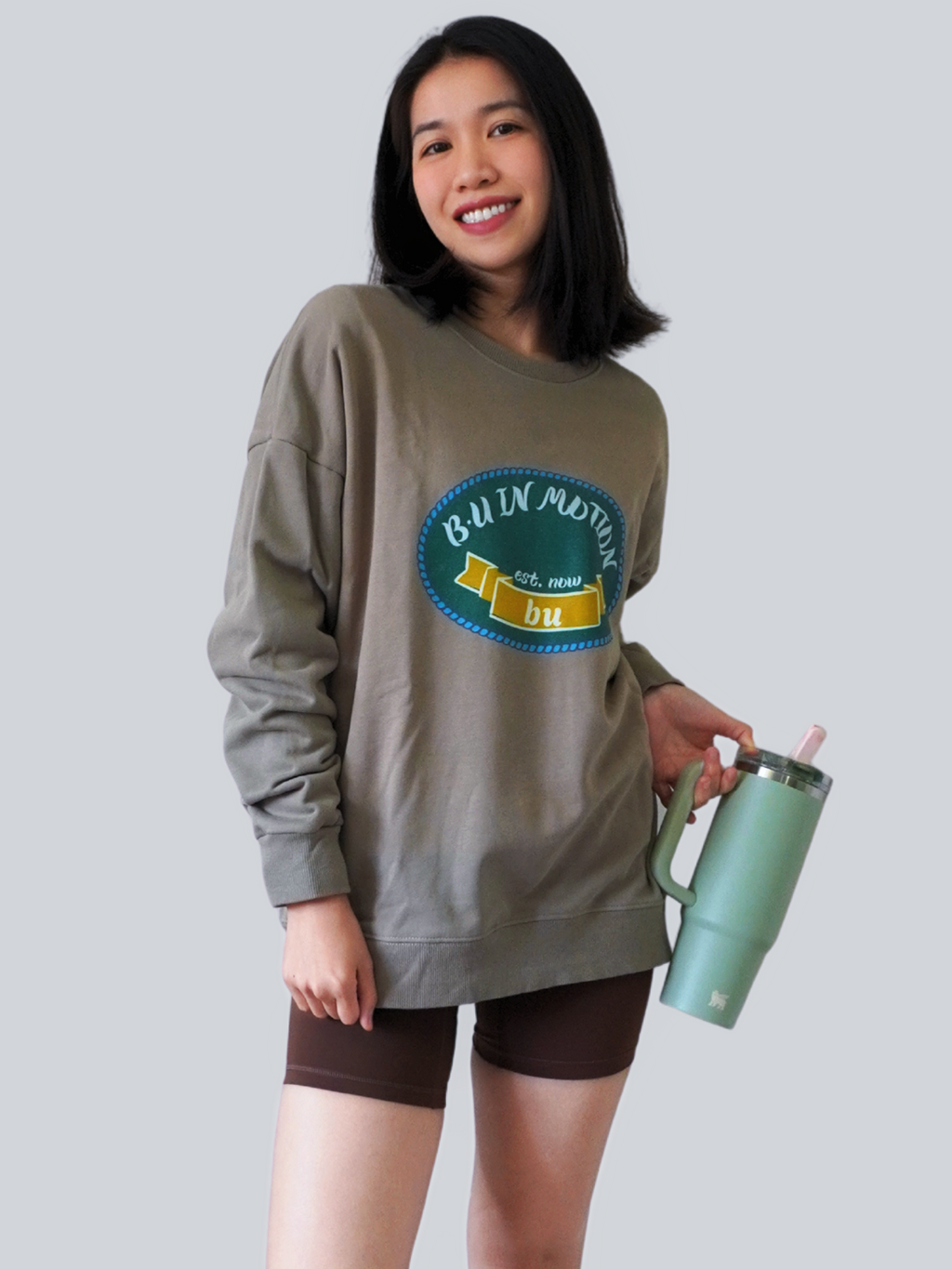 BU In Motion Badge Sweatshirt
